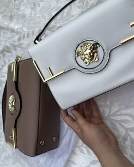 Fendi x Versace XL Bag On GoldHardware.  (Silver)