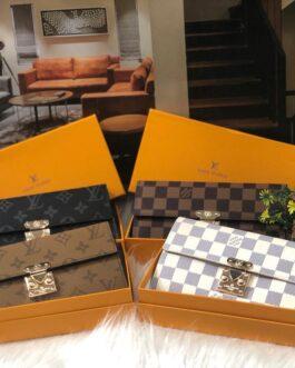 Louis Vuitton 3 Fold Wallets + Brand Box