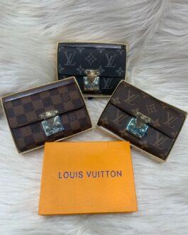 Louis Vuitton BB Lock Miniature 3 Fold  Wallet + Box