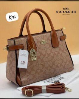 Coach Monogram Handbag + SBelt
