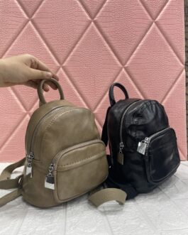 Addison Leather Backpacks : Miniature +  Attached Belts