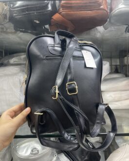Luca Stiff Leather zipper Backpack