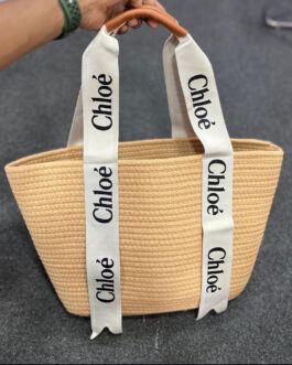 Chloé x Bali Jute Tote + Zipper