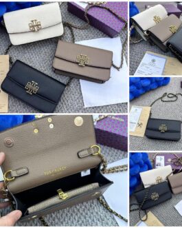 NEXT TO ORIGINAL : Torry Burch Sleek Crossbody + Clutch (With box , Dustcover , Bills)