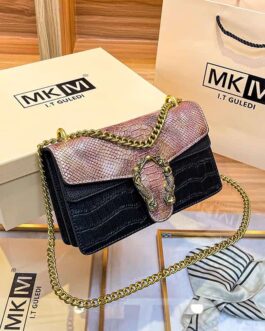 Snake Skin dionysus Bag : Shoulder Bag + Crossbody:PREMIUM Chained