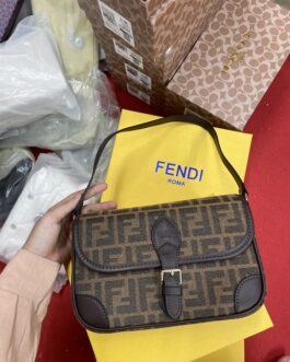 Fendi Roma Monogram Shoulder Bag + Crossbody: BOX PACKING + BILLS