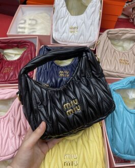 Miu Miu Wander Hobo Bag : Handcarry + Crossbody: BOX PACKAGING + Cover