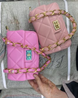 Zara Cushion + Chunky Chain Bag