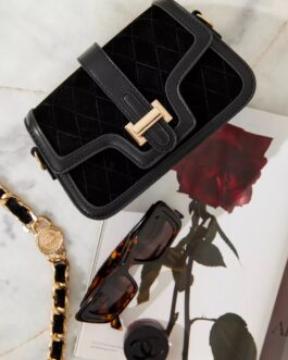 Belle Velvety Shoulder + Crossbody Bag