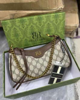 Luxurious Monogram Bag : Box + Broadbelt + Shoulder Chain