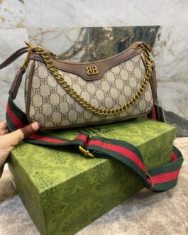 Luxurious Monogram Bag : Box + Broadbelt + Shoulder Chain
