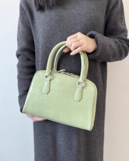 Yukio Leather Handbag : Double Compartment + Crossbody Bag