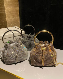 Jimmy Choo Swarovski Bling Bag :  Fully Diamonds Studed