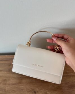 Premium Charles & Keith OG Snow Bag : Box Packaging + Dust Cover