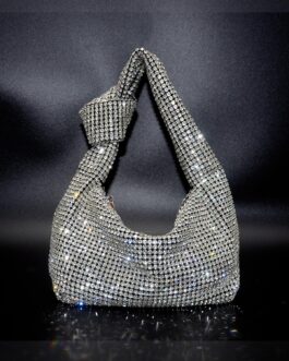 Zara Original Diamond Studded Bag + Chain