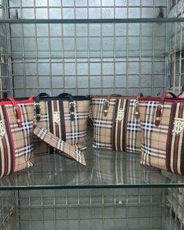 Alex Branded Tote : 2 Compartments + Long Belt