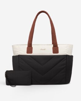Lightweight Puffy Tote Bag : 15.6” x  17.3 inches